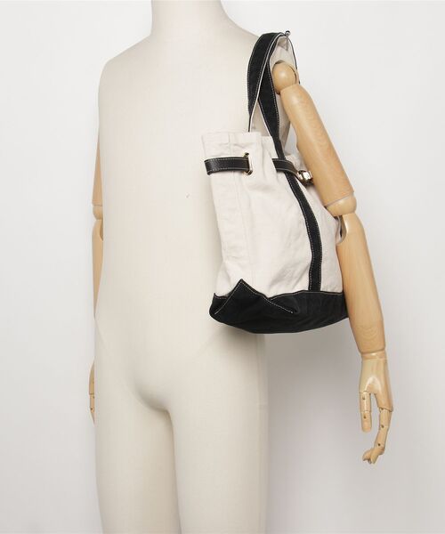 sita parantica（シータパランティカ）の「SITA PARANTICA（シータ パランティカ）COTTON CANVAS TOTE M/SP-BTB02_M/トートM（トートバッグ・レディース・ブラック・M）」の5枚目の写真