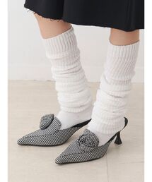 jouetie | ローズモチーフパターンミュール(パンプス)