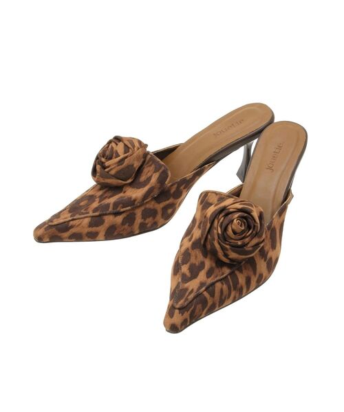 jouetie（ジュエティ）の「ローズモチーフパターンミュール（パンプス・レディース・ブラック/ブラウン・LARGE/MEDIUM）」の15枚目の写真