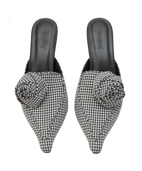 jouetie（ジュエティ）の「ローズモチーフパターンミュール（パンプス・レディース・ブラック/ブラウン・LARGE/MEDIUM）」の16枚目の写真