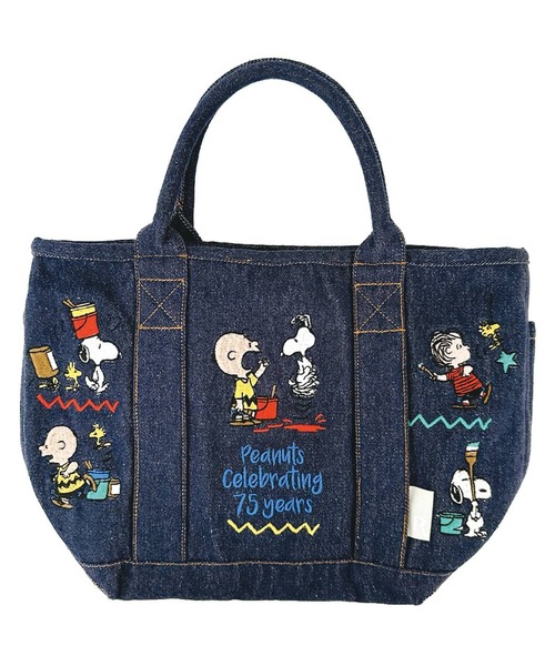 ROOTOTE（ルートート）の「IP.デリ.シシュウ.Peanuts-0B（トートバッグ・レディース・ブルー系その他・FREE）」の2枚目の写真