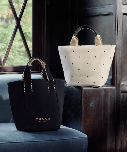 TOCCA（トッカ）の「SKIPPING ICON TOTE トートバッグ（トートバッグ・レディース・ベージュ系/ブラック系/ブラック系5・F）」の11枚目の写真