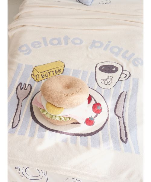 【こもも】モチーフビーズクッション gelato pique gelato pique（ジェラートピケ）の「【ONLINE限定】モチーフビーズ