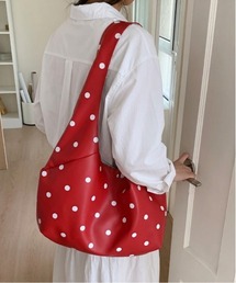 ドット柄 ショルダーバッグ