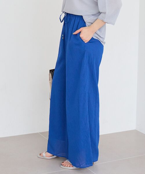 le.coeur blanc(ルクールブラン)の「シアーボイルイージーワイドパンツ(その他パンツ・レディース・ブラック/ブラウン/ブルー・38)」の11枚目の写真