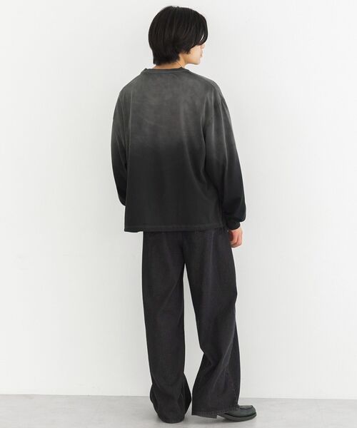 CRAFT STANDARD BOUTIQUE(クラフトスタンダードブティック)の「ヘビーウェイトグラデーションロンT(Tシャツ/カットソー・メンズ・ホワイト/ブラック・M/L)」の19枚目の写真