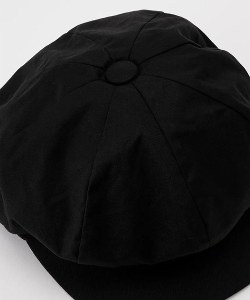 KIJIMA TAKAYUKI（キジマ　タカユキ）の「【KIJIMA TAKAYUKI】COTTON GABA CASQUETTE（キャスケット・メンズ・ブラック・3）」の5枚目の写真