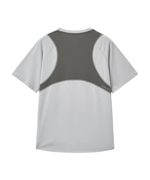 PHYPS MOTORCYCLE(フィップスモーターサイクル)の「H-Tech Quick Dry Paneled Short Sleeve Light Gray(Tシャツ/カットソー・レディース・その他・SMALL/MEDIUM/LARGE/X-LARGE)」の2枚目の写真