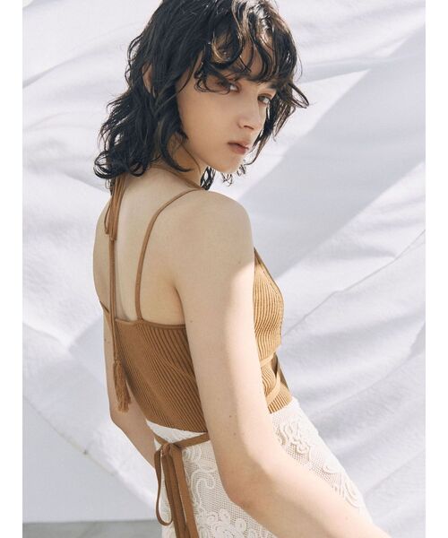 LAGUNAMOON(ラグナムーン)の「メッシュコンビニットドッキングワンピ-ス 【夏服】(ワンピース・レディース・ブラック/ブラウン・MEDIUM/SMALL)」の9枚目の写真