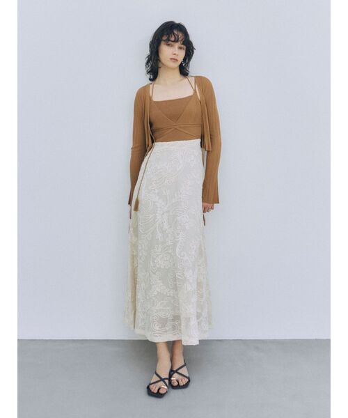 LAGUNAMOON(ラグナムーン)の「メッシュコンビニットドッキングワンピ-ス 【夏服】(ワンピース・レディース・ブラック/ブラウン・MEDIUM/SMALL)」の11枚目の写真