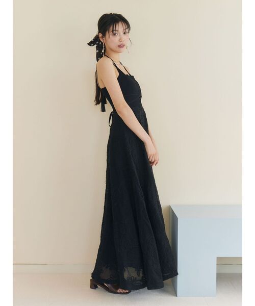 LAGUNAMOON(ラグナムーン)の「メッシュコンビニットドッキングワンピ-ス 【夏服】(ワンピース・レディース・ブラック/ブラウン・MEDIUM/SMALL)」の15枚目の写真