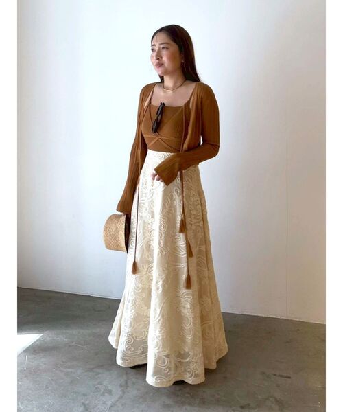 LAGUNAMOON(ラグナムーン)の「メッシュコンビニットドッキングワンピ-ス 【夏服】(ワンピース・レディース・ブラック/ブラウン・MEDIUM/SMALL)」の20枚目の写真