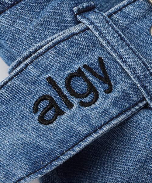 algy(アルジー)の「ダブルベルトデニムスカパン(デニムスカート・キッズ・サックスブルー/ブラック・160/150/140/130)」の17枚目の写真