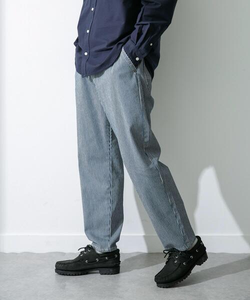 Lee(リー)の「Lee FLEEASY NARROW(その他パンツ・メンズ・ワンウォッシュ/ホワイト系その他/インディゴブルー/ストライプ・ONE)」の4枚目の写真