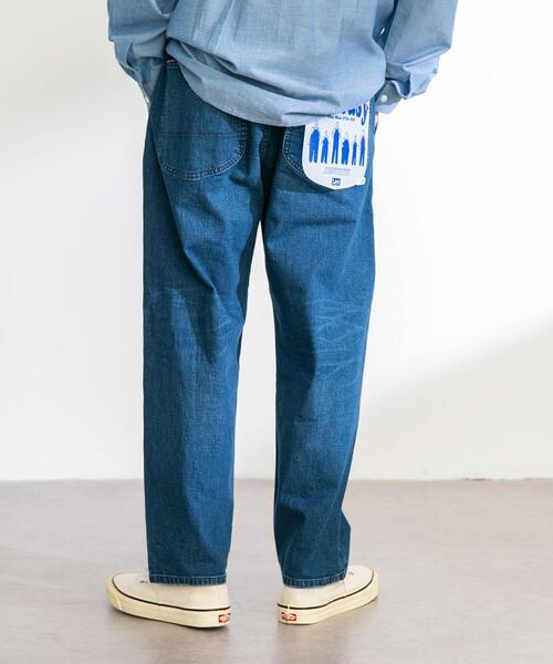 Lee(リー)の「Lee FLEEASY NARROW(その他パンツ・メンズ・ワンウォッシュ/ホワイト系その他/インディゴブルー/ストライプ・ONE)」の8枚目の写真