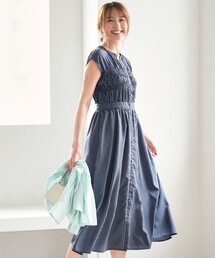 ANY SIS（エニィスィス）の「フロントボタンシャーリング ワンピース（ワンピース）」