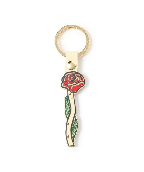 Ray BEAMS(レイビームス)の「【別注】ARK / Rose キーホルダー(その他小物・レディース・ナチュラル/ライトブルー・ONE SIZE)」の1枚目の写真
