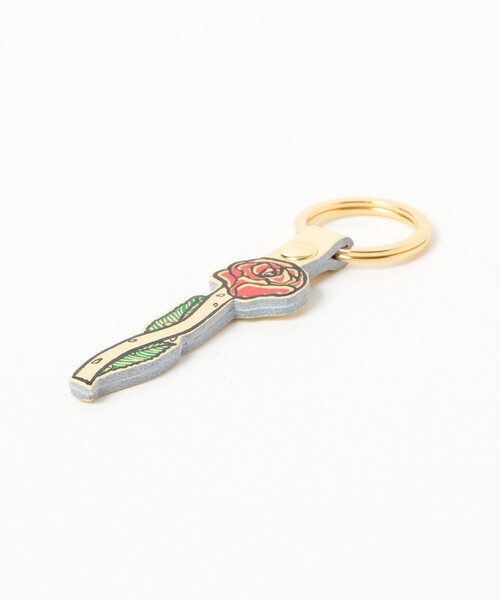 Ray BEAMS(レイビームス)の「【別注】ARK / Rose キーホルダー(その他小物・レディース・ナチュラル/ライトブルー・ONE SIZE)」の4枚目の写真
