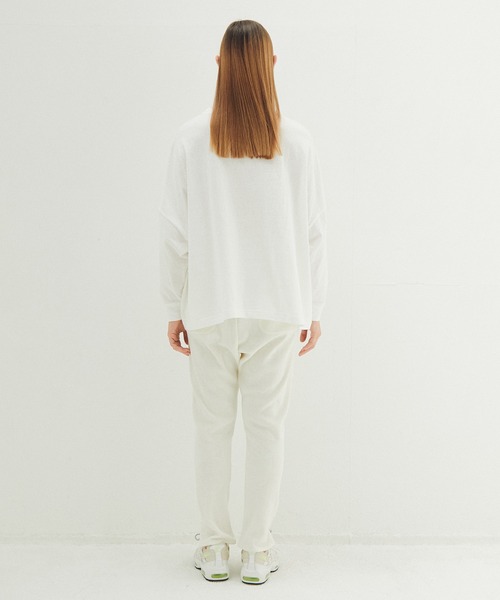 STOF(ストフ)の「JESUS LOOKS Emboroi L/S Tee(Tシャツ/カットソー・メンズ・カーキ/ブラック/ホワイト・M/S)」の7枚目の写真
