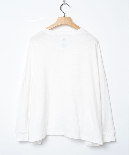 STOF(ストフ)の「JESUS LOOKS Emboroi L/S Tee(Tシャツ/カットソー・メンズ・カーキ/ブラック/ホワイト・M/S)」の14枚目の写真