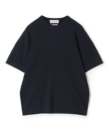 TOMORROWLAND tricot コットンリネン モスステッチ柄クルーネック半袖