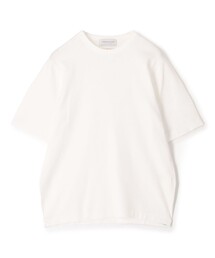 TOMORROWLAND tricot シーアイランドコットン ハーフスリーブクルーネックニット