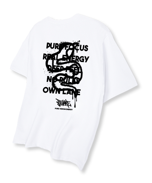 TI.GLAKE(ティーグレイク)の「スネークリフ オーバーサイズ 半袖Tシャツ ホワイト(Tシャツ/カットソー・メンズ・その他・LARGE/X-LARGE/XX-LARGE)」の3枚目の写真