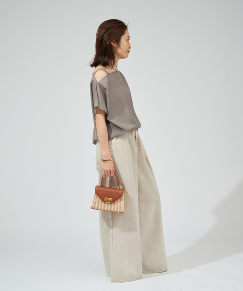 VERMEIL par iena(ヴェルメイユパーイエナ)の「《手洗い可》SHEER TORO プルオーバー(シャツ/ブラウス・レディース・ホワイト/ベージュ・FREE)」の11枚目の写真