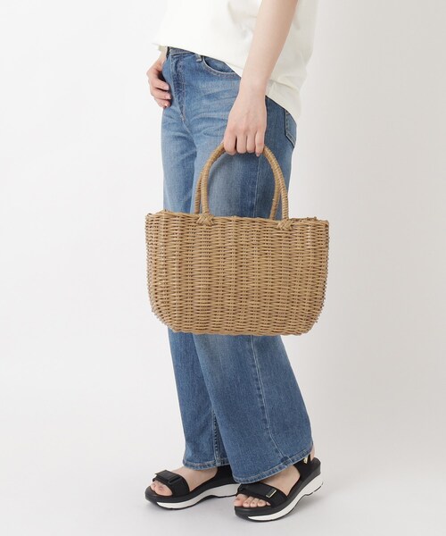 one'sterrace（ワンズテラス）の「DA PEカゴバッグ（トートバッグ・レディース・ブルー系その他7/ベージュ系8/ベージュ系その他7・99）」の15枚目の写真