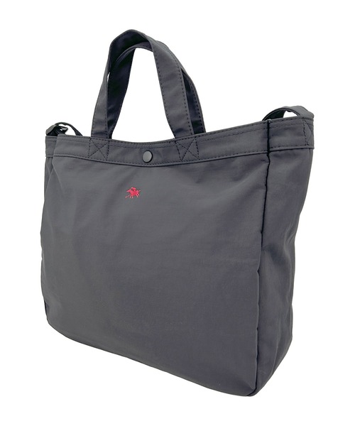 POLOCHAMPS(ポロチャンプス)の「POLOCHAMPS/ポロチャンプス A4サイズ対応 2WAYトートバッグ/ユニセックス/デイリーユース(トートバッグ・メンズ・ネイビー/ベージュ/ブラック・FREE)」の4枚目の写真