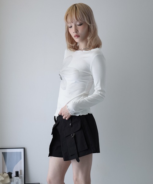 Ulysses(ユリシス)の「カーゴショートパンツ(その他パンツ・レディース・グリーン/ブラック・F)」の18枚目の写真