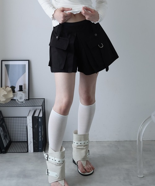 Ulysses(ユリシス)の「カーゴショートパンツ(その他パンツ・レディース・グリーン/ブラック・F)」の14枚目の写真