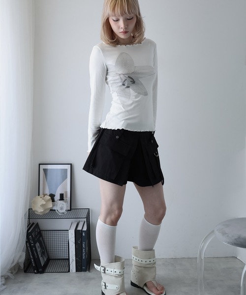 Ulysses(ユリシス)の「カーゴショートパンツ(その他パンツ・レディース・グリーン/ブラック・F)」の13枚目の写真