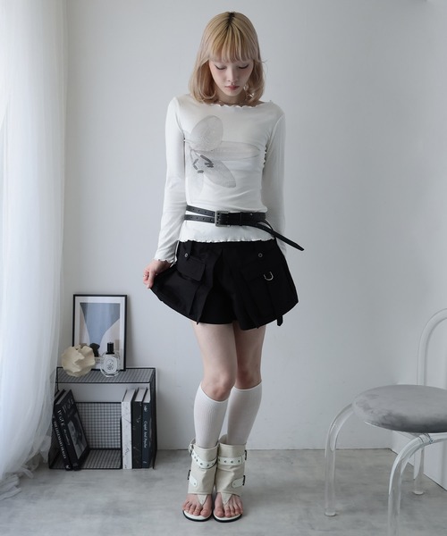 Ulysses(ユリシス)の「カーゴショートパンツ(その他パンツ・レディース・グリーン/ブラック・F)」の11枚目の写真