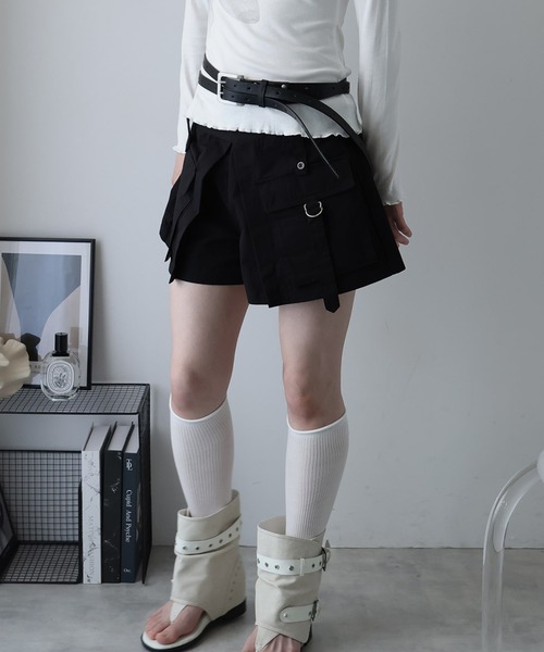 Ulysses(ユリシス)の「カーゴショートパンツ(その他パンツ・レディース・グリーン/ブラック・F)」の17枚目の写真