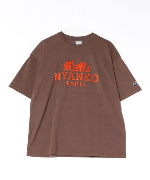 8(eight)(エイト)の「ビッグシルエット半袖Tシャツ(Tシャツ/カットソー・メンズ・ブラウン系その他/ブラック/ホワイト・LL/L/M)」の3枚目の写真