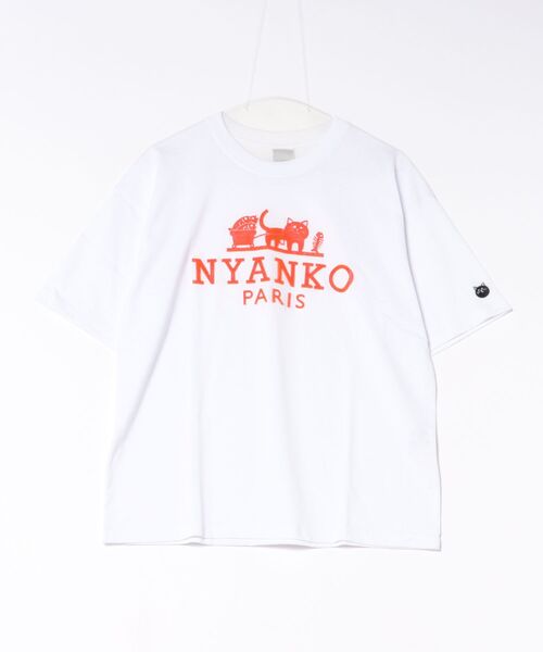8(eight)(エイト)の「ビッグシルエット半袖Tシャツ(Tシャツ/カットソー・メンズ・ブラウン系その他/ブラック/ホワイト・LL/L/M)」の2枚目の写真