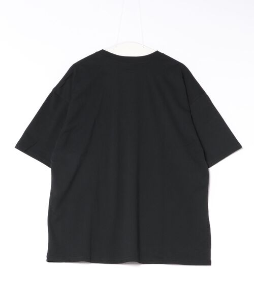 8(eight)(エイト)の「ビッグシルエット半袖Tシャツ(Tシャツ/カットソー・メンズ・ブラウン系その他/ブラック/ホワイト・LL/L/M)」の4枚目の写真