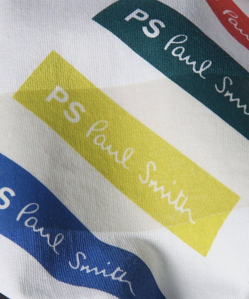 PS Paul Smith(ピーエスポールスミス)の「"PS Tab" 半袖Tシャツ / 162560 011R(Tシャツ/カットソー・メンズ・ホワイト/チャコールグレー・XX-LARGE/X-LARGE/LARGE/MEDIUM/SMALL)」の5枚目の写真