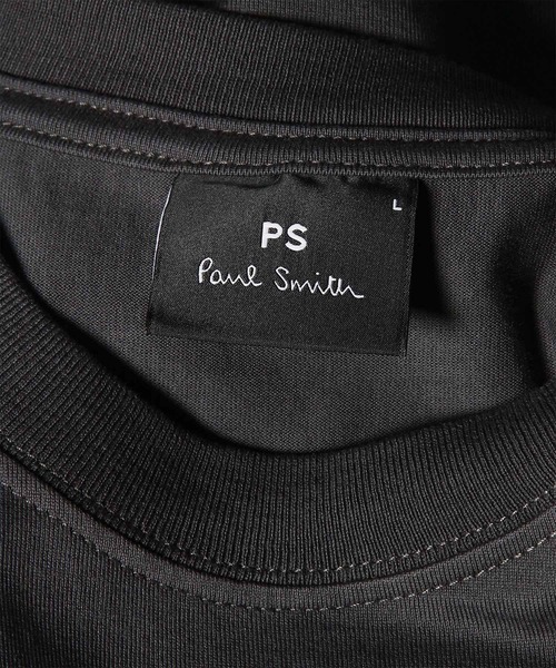 PS Paul Smith(ピーエスポールスミス)の「"PS Tab" 半袖Tシャツ / 162560 011R(Tシャツ/カットソー・メンズ・ホワイト/チャコールグレー・XX-LARGE/X-LARGE/LARGE/MEDIUM/SMALL)」の7枚目の写真