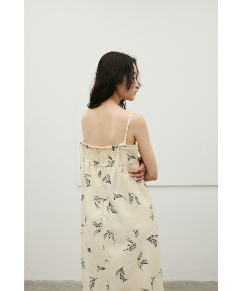 STYLEMIXER（スタイルミキサー）の「リネンミックスレイヤードキャミワンピース（ワンピース・レディース・ホワイト系その他/ミント/ブラック系その他・MEDIUM/SMALL）」の10枚目の写真