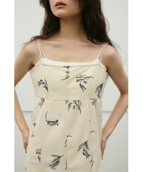 STYLEMIXER（スタイルミキサー）の「リネンミックスレイヤードキャミワンピース（ワンピース・レディース・ホワイト系その他/ミント/ブラック系その他・MEDIUM/SMALL）」の11枚目の写真