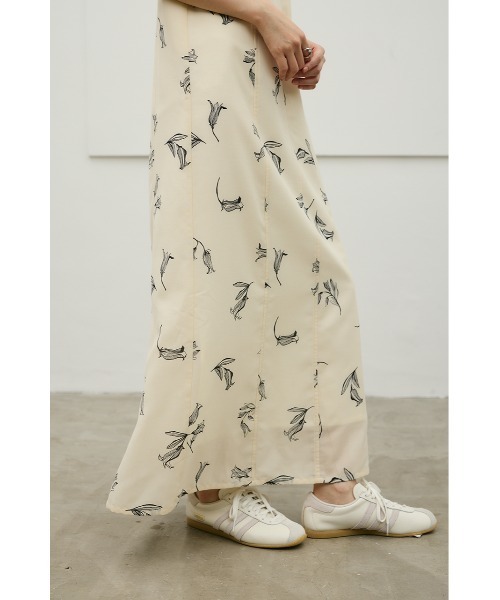 STYLEMIXER（スタイルミキサー）の「リネンミックスレイヤードキャミワンピース（ワンピース・レディース・ホワイト系その他/ミント/ブラック系その他・MEDIUM/SMALL）」の12枚目の写真