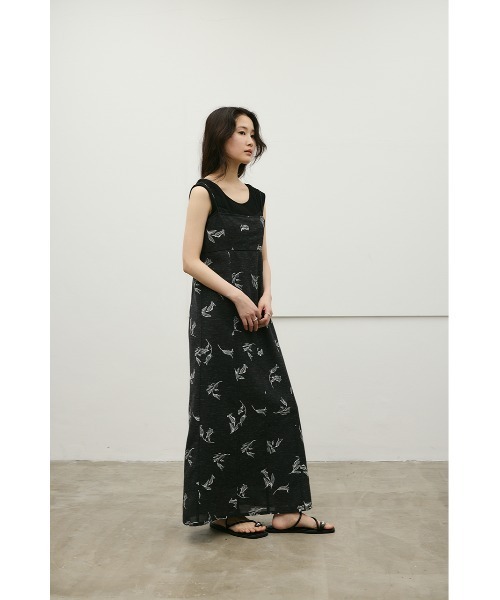 STYLEMIXER（スタイルミキサー）の「リネンミックスレイヤードキャミワンピース（ワンピース・レディース・ホワイト系その他/ミント/ブラック系その他・MEDIUM/SMALL）」の17枚目の写真