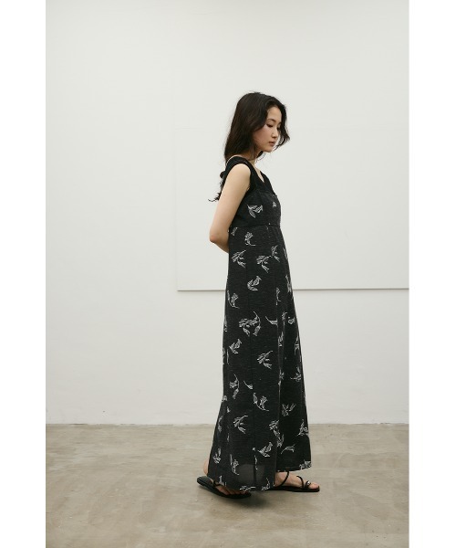 STYLEMIXER（スタイルミキサー）の「リネンミックスレイヤードキャミワンピース（ワンピース・レディース・ホワイト系その他/ミント/ブラック系その他・MEDIUM/SMALL）」の18枚目の写真