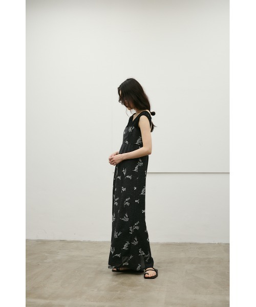 STYLEMIXER（スタイルミキサー）の「リネンミックスレイヤードキャミワンピース（ワンピース・レディース・ホワイト系その他/ミント/ブラック系その他・MEDIUM/SMALL）」の20枚目の写真