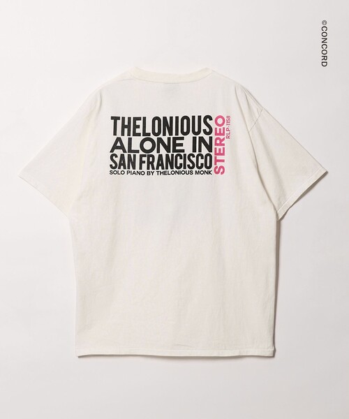 BEAUTY&YOUTH UNITED ARROWS(ビューティーアンドユースユナイテッドアローズ)の「<Thelonious Monk × BEAUTY&YOUTH>Alone in SF プリント Tシャツ(Tシャツ/カットソー・メンズ・ホワイト・XL/L/M)」の4枚目の写真