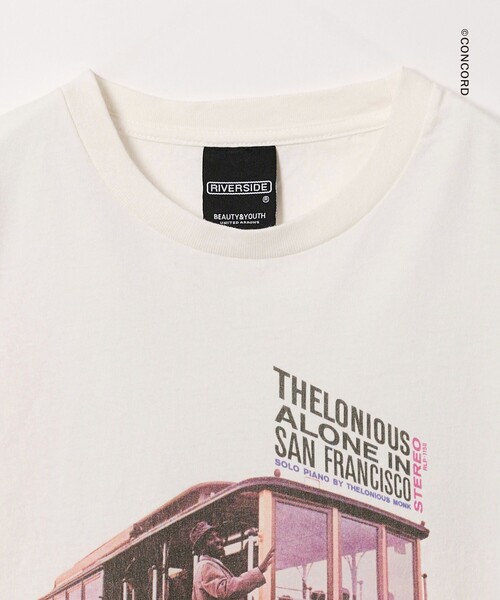 BEAUTY&YOUTH UNITED ARROWS(ビューティーアンドユースユナイテッドアローズ)の「<Thelonious Monk × BEAUTY&YOUTH>Alone in SF プリント Tシャツ(Tシャツ/カットソー・メンズ・ホワイト・XL/L/M)」の5枚目の写真