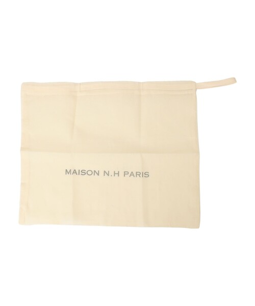 MAISON N.H PARIS(メゾンエヌアッシュパリ)の「MAISON N.H PARIS:SOLENE TOTE(かごバッグ・レディース・ブラック・ONE SIZE)」の16枚目の写真