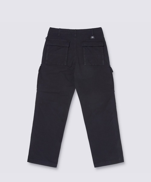 VANS（バンズ）の「FATIGUE カーゴリップストップパンツ / Fatigue Cargo Loose Tapered Ri VN000M2ABLK1（カーゴパンツ・メンズ・ブラック・34inch/32inch/30inch/28inch）」の2枚目の写真